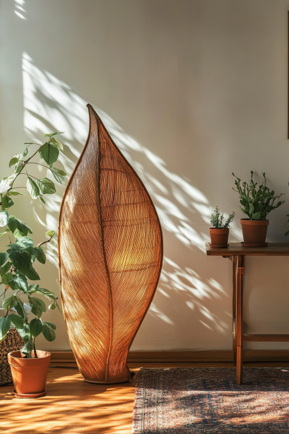 Wabi-sabi style bamboo and rattan chandelier, Zen tea room, homestay designer, living room, bedroom, dining room, retro Japanese personality - Image 9