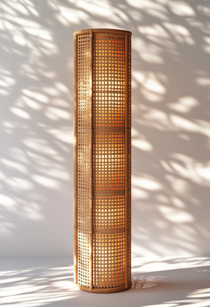 Wabi-sabi style restaurant, rattan weaving floor lamp clothing store, Japanese retro coffee shop, hot pot restaurant, shop catering - Image 9