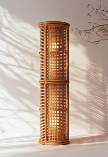 Wabi-sabi style restaurant, rattan weaving floor lamp clothing store, Japanese retro coffee shop, hot pot restaurant, shop catering - Image 9