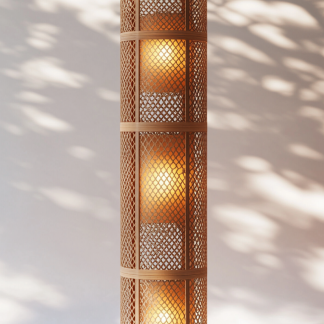 Wabi-sabi style restaurant, rattan weaving floor lamp clothing store, Japanese retro coffee shop, hot pot restaurant, shop catering