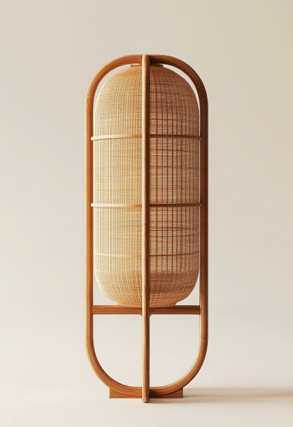 Wabi-sabi style floor lamps, living room sofa beside, bedroom bedside lamps, and traditional Chinese-style atmosphere lighting fixtures for homestays and hotels - Image 5