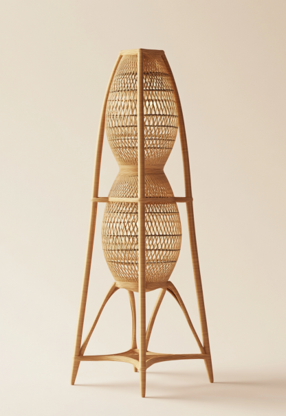 Wabi-sabi style restaurant, rattan weaving floor lamp clothing store, Japanese retro coffee shop, hot pot restaurant, shop catering - Image 5