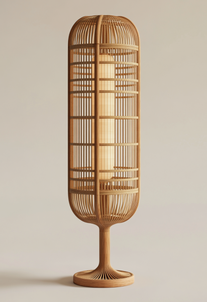 Wabi-sabi style floor lamps, living room sofa beside, bedroom bedside lamps, and traditional Chinese-style atmosphere lighting fixtures for homestays and hotels - Image 3