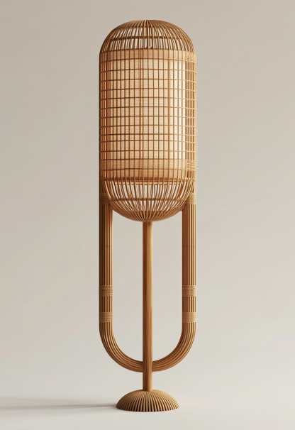 Wabi-sabi style floor lamps, living room sofa beside, bedroom bedside lamps, and traditional Chinese-style atmosphere lighting fixtures for homestays and hotels - Image 4