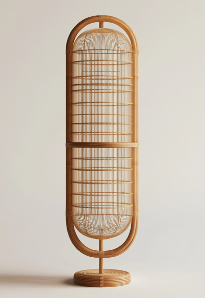 Wabi-sabi style floor lamps, living room sofa beside, bedroom bedside lamps, and traditional Chinese-style atmosphere lighting fixtures for homestays and hotels