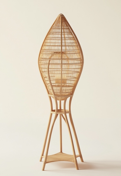 Wabi-sabi style restaurant, rattan weaving floor lamp clothing store, Japanese retro coffee shop, hot pot restaurant, shop catering - Image 7