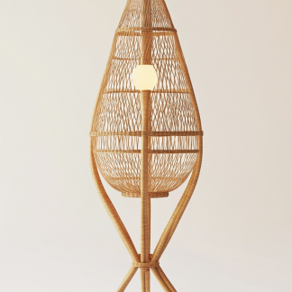 Wabi-sabi style restaurant, rattan weaving floor lamp clothing store, Japanese retro coffee shop, hot pot restaurant, shop catering