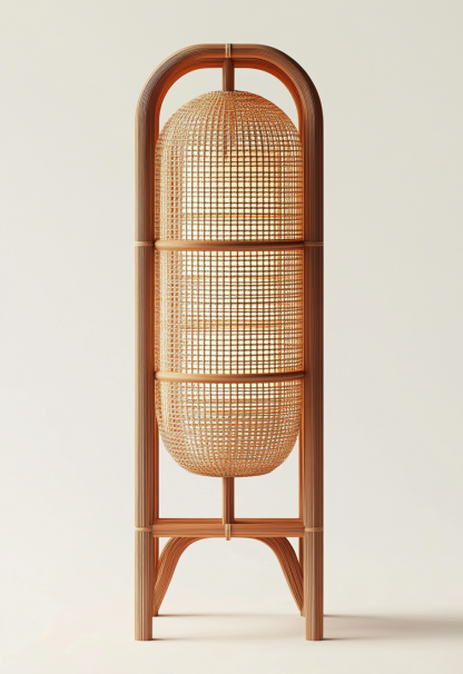 Wabi-sabi style floor lamps, living room sofa beside, bedroom bedside lamps, and traditional Chinese-style atmosphere lighting fixtures for homestays and hotels - Image 9