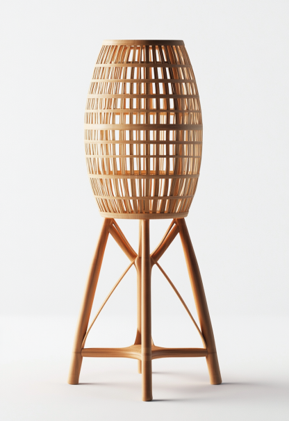 Wabi-sabi style restaurant, rattan weaving floor lamp, tea room lamp, reception shop, bedroom handmade guesthouse, coffee, Japanese fabric