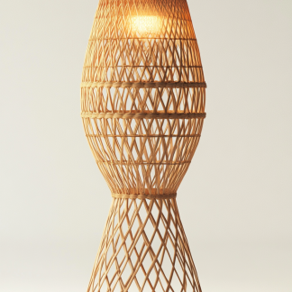 Handmade study, Chinese floor lamp, Japanese retro store decoration, bedroom, homestay, tea room