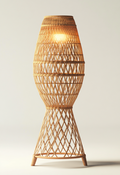 Handmade study, Chinese floor lamp, Japanese retro store decoration, bedroom, homestay, tea room
