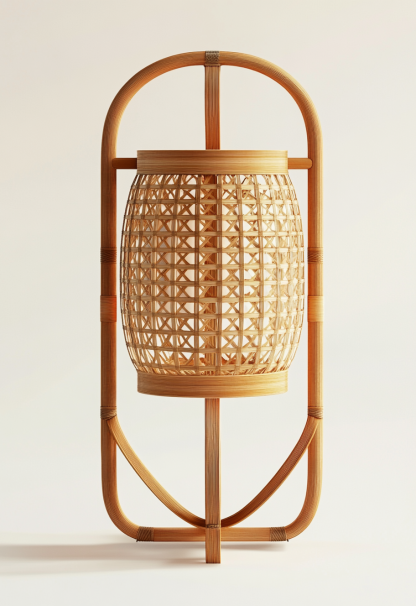 10 Wabi-sabi style restaurant rattan woven chandelier, Japanese retro shop restaurant hot pot restaurant lamp, Zen tea room lamp - Image 9