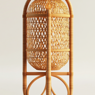 10 Wabi-sabi style restaurant rattan woven chandelier, Japanese retro shop restaurant hot pot restaurant lamp, Zen tea room lamp