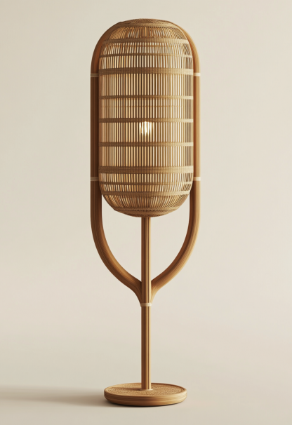 10 Wabi-sabi style restaurant rattan woven chandelier, Japanese retro shop restaurant hot pot restaurant lamp, Zen tea room lamp - Image 9