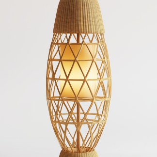 The 2024 new model of grass skirt lamp, floor lamp, living room art, bedroom, sofa beside decorative item, ambient light, white nail art, tea room