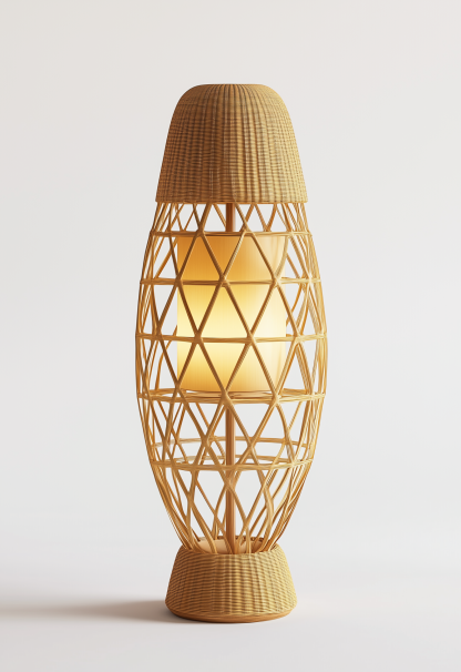 The 2024 new model of grass skirt lamp, floor lamp, living room art, bedroom, sofa beside decorative item, ambient light, white nail art, tea room
