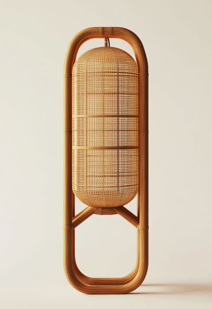 Wabi-sabi style floor lamps, living room sofa beside, bedroom bedside lamps, and traditional Chinese-style atmosphere lighting fixtures for homestays and hotels - Image 2