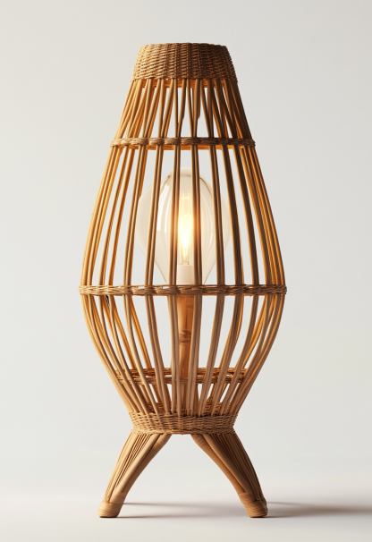 Wabi-sabi style restaurant, rattan weaving floor lamp shop, bedroom hotel, tea room, Japanese retro dining table, guesthouse hotel - Image 12