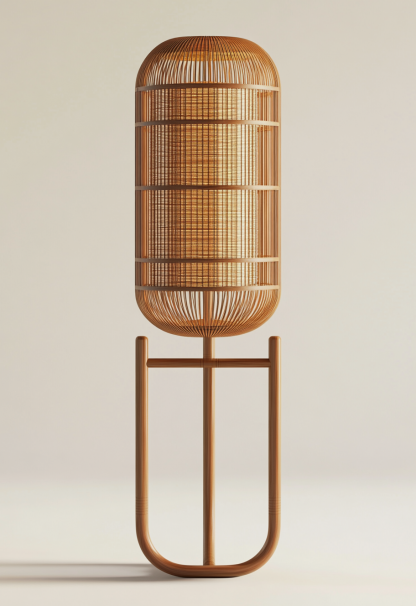 10 Wabi-sabi style restaurant rattan woven chandelier, Japanese retro shop restaurant hot pot restaurant lamp, Zen tea room lamp - Image 2