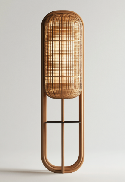 Wabi-sabi style restaurant, rattan weaving floor lamp clothing store, Japanese retro coffee shop, hot pot restaurant, shop catering - Image 8