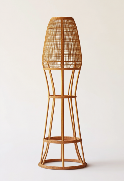 Wabi-sabi style restaurant, rattan weaving floor lamp clothing store, Japanese retro coffee shop, hot pot restaurant, shop catering - Image 6