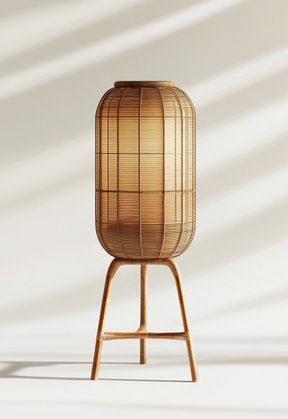 Wabi-sabi style floor lamps for living rooms, bedrooms, studies, homestays and hotels, creating a decorative atmosphere - Image 9