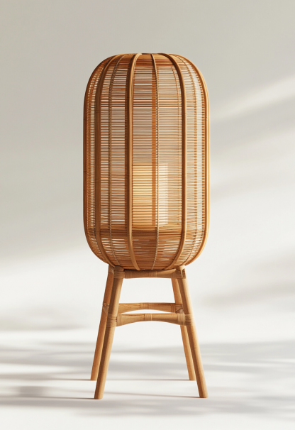 Wabi-sabi style floor lamps for living rooms, bedrooms, studies, homestays and hotels, creating a decorative atmosphere - Image 8