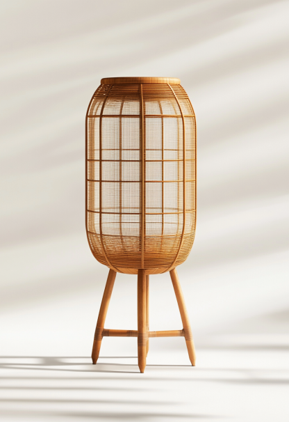 Wabi-sabi style floor lamps for living rooms, bedrooms, studies, homestays and hotels, creating a decorative atmosphere - Image 6
