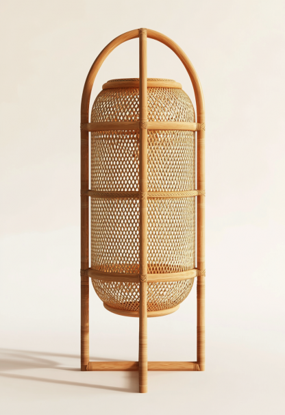10 Japanese wabi-sabi style floor lamps, living room sofa bedside lamps, bedroom bedside lamps, and atmosphere lamps for homestays, hotels, and tea rooms - Image 8
