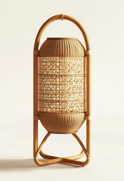 10 Japanese wabi-sabi style floor lamps, living room sofa bedside lamps, bedroom bedside lamps, and atmosphere lamps for homestays, hotels, and tea rooms - Image 7