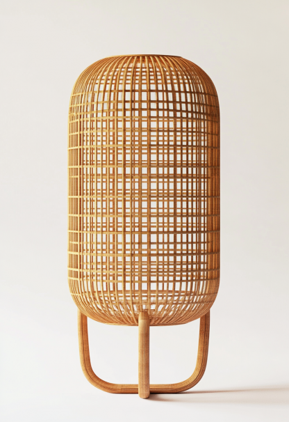 10 Wabi-sabi style restaurant rattan woven chandelier, Japanese retro shop restaurant hot pot restaurant lamp, Zen tea room lamp - Image 4
