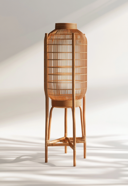 Wabi-sabi style restaurant, rattan weaving floor lamp clothing store, Japanese retro coffee shop, hot pot restaurant, shop catering - Image 7