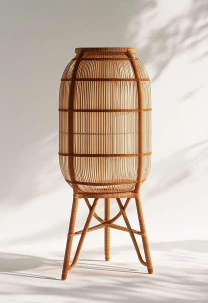 Wabi-sabi style floor lamps for living rooms, bedrooms, studies, homestays and hotels, creating a decorative atmosphere - Image 3