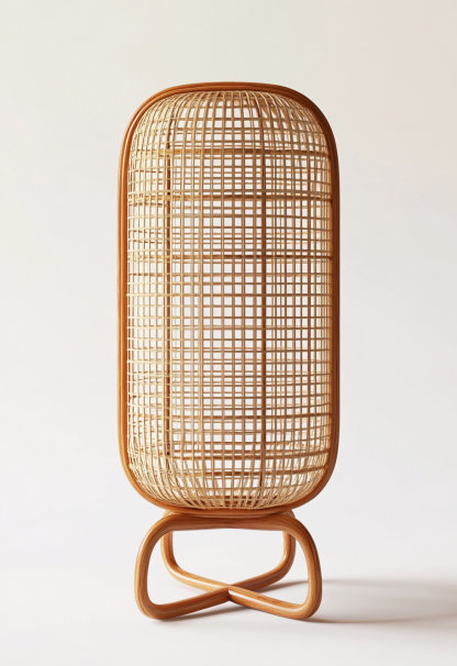 10 Wabi-sabi style restaurant rattan woven chandelier, Japanese retro shop restaurant hot pot restaurant lamp, Zen tea room lamp - Image 2
