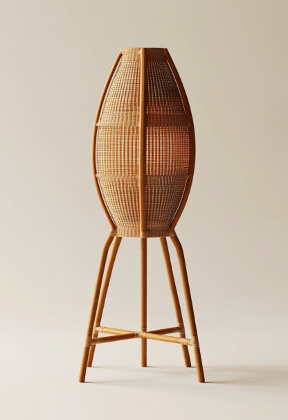 10 Wabi-sabi style restaurant rattan woven chandelier, Japanese retro shop restaurant hot pot restaurant lamp, Zen tea room lamp - Image 8