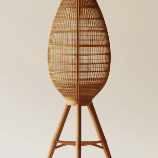 10 Wabi-sabi style restaurant rattan woven chandelier, Japanese retro shop restaurant hot pot restaurant lamp, Zen tea room lamp