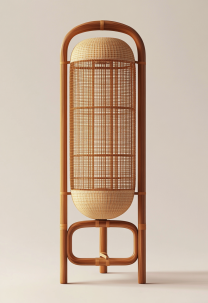 Wabi-sabi style floor lamps, living room sofa beside, bedroom bedside lamps, and traditional Chinese-style atmosphere lighting fixtures for homestays and hotels - Image 9