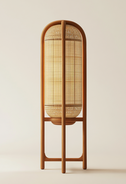 Wabi-sabi style floor lamps, living room sofa beside, bedroom bedside lamps, and traditional Chinese-style atmosphere lighting fixtures for homestays and hotels - Image 6