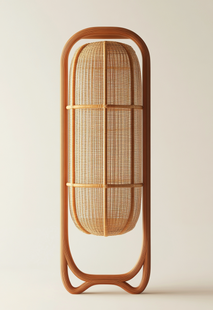 10 Wabi-sabi style restaurant rattan woven chandelier, Japanese retro shop restaurant hot pot restaurant lamp, Zen tea room lamp - Image 9