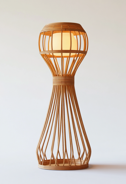 Wabi-sabi style restaurant, rattan weaving floor lamp, tea guesthouse, Japanese retro lamp, 10 Zen shops, hotel, commercialWabi-sabi style restaurant, rattan weaving floor lamp, tea guesthouse, Japanese retro lamp, 10 Zen shops, hotel, commercial - Image 8