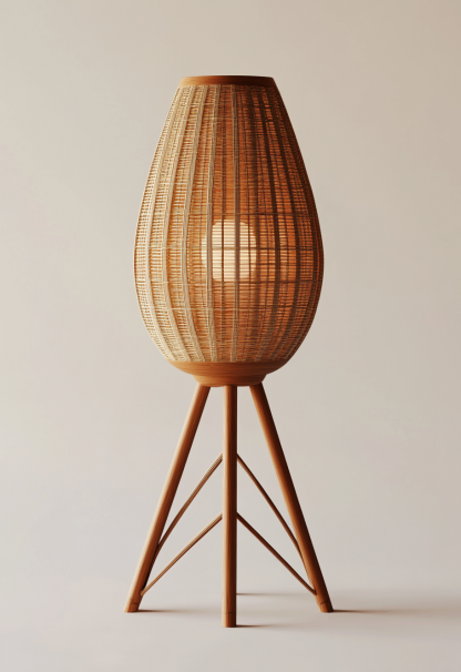 10 Wabi-sabi style restaurant rattan woven chandelier, Japanese retro shop restaurant hot pot restaurant lamp, Zen tea room lamp - Image 9