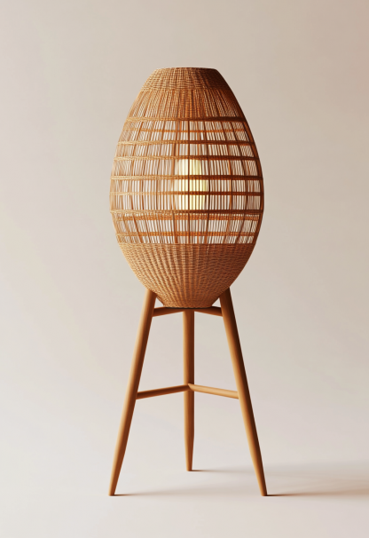 10 Wabi-sabi style restaurant rattan woven chandelier, Japanese retro shop restaurant hot pot restaurant lamp, Zen tea room lamp - Image 8