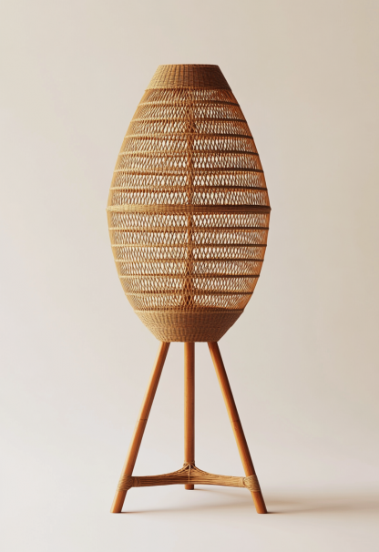 10 Wabi-sabi style restaurant rattan woven chandelier, Japanese retro shop restaurant hot pot restaurant lamp, Zen tea room lamp - Image 7