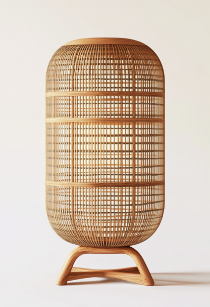 10 Wabi-sabi style restaurant rattan woven chandelier, Japanese retro shop restaurant hot pot restaurant lamp, Zen tea room lamp - Image 9