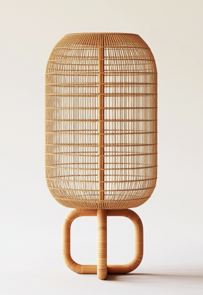 10 Wabi-sabi style restaurant rattan woven chandelier, Japanese retro shop restaurant hot pot restaurant lamp, Zen tea room lamp - Image 8
