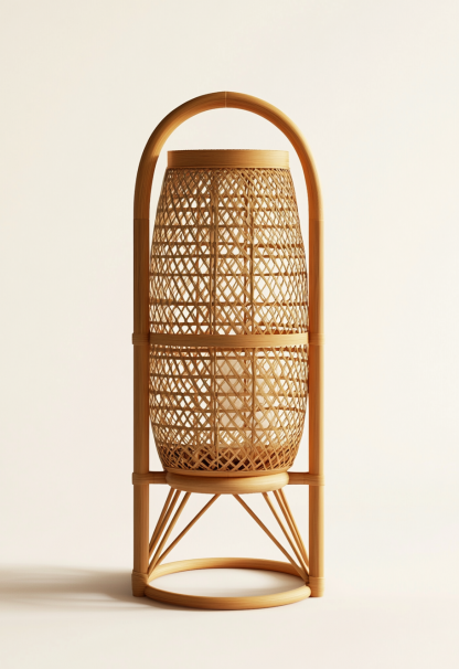 Wabi-sabi style floor lamps, living room sofa beside, bedroom bedside lamps, and traditional Chinese-style atmosphere lighting fixtures for homestays and hotels - Image 3