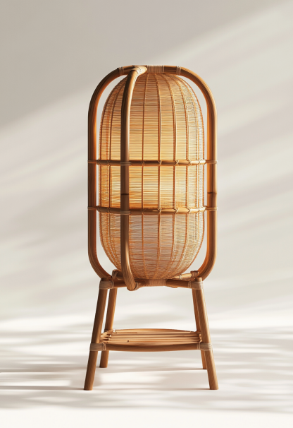 10 Wabi-sabi style restaurant rattan woven chandelier, Japanese retro shop restaurant hot pot restaurant lamp, Zen tea room lamp - Image 2