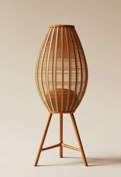 10 Wabi-sabi style restaurant rattan woven chandelier, Japanese retro shop restaurant hot pot restaurant lamp, Zen tea room lamp - Image 2
