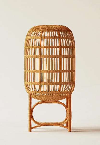 10 Wabi-sabi style restaurant rattan woven chandelier, Japanese retro shop restaurant hot pot restaurant lamp, Zen tea room lamp - Image 9