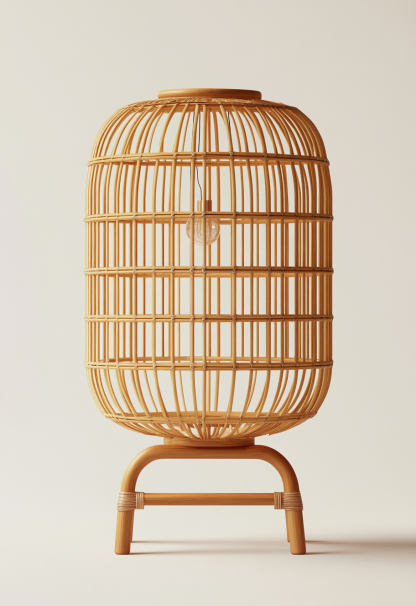 10 Wabi-sabi style restaurant rattan woven chandelier, Japanese retro shop restaurant hot pot restaurant lamp, Zen tea room lamp - Image 7